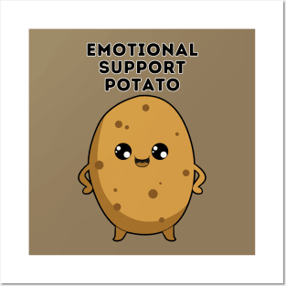 Emotional support potato [D] Posters and Art